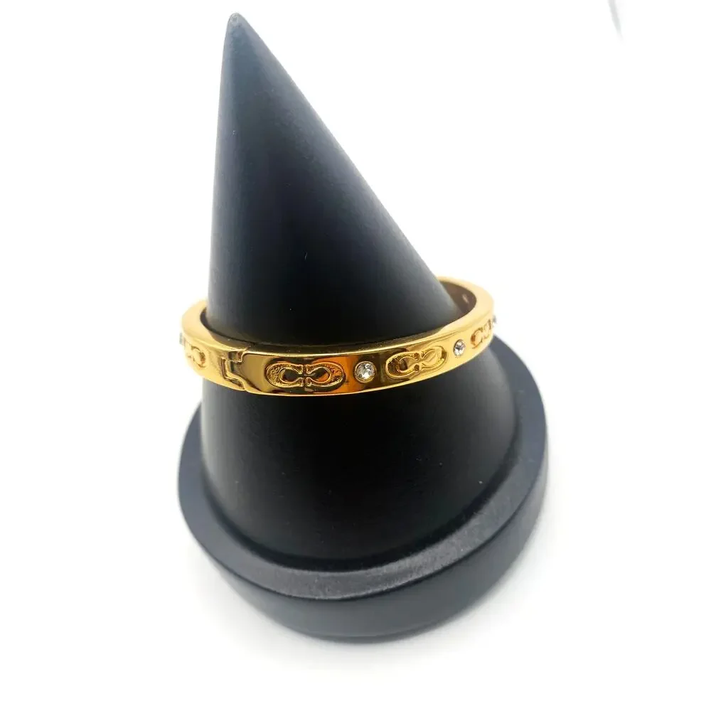 Coach Signature Hinged Bangle - Picture 3 of 4